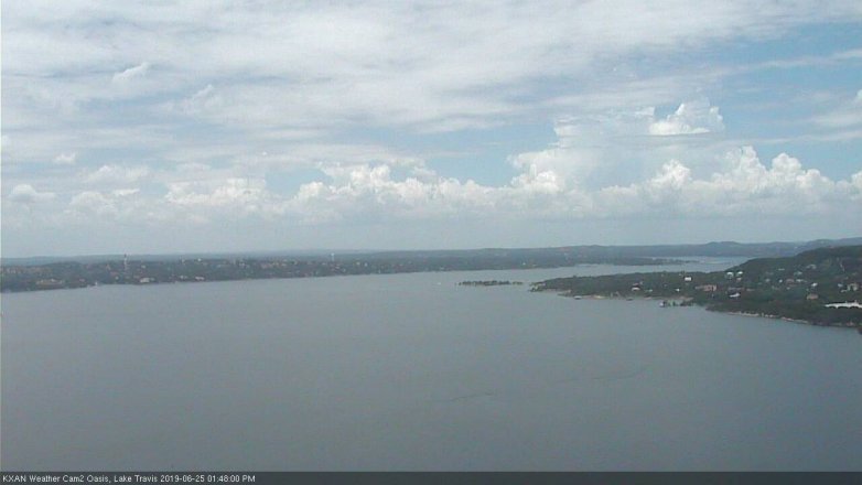 Lake Travis webcam, June 25, 2019 12:50 PM CT