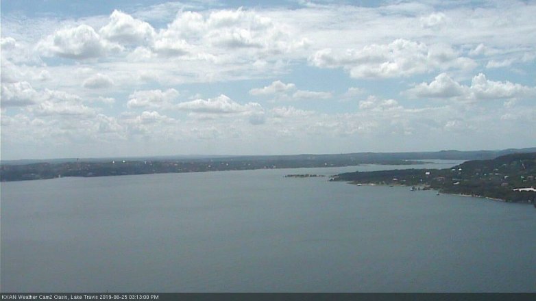 Lake Travis webcam, June 25, 2019 2:15 PM CT