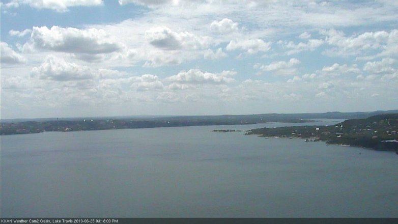 Lake Travis webcam, June 25, 2019 2:20 PM CT