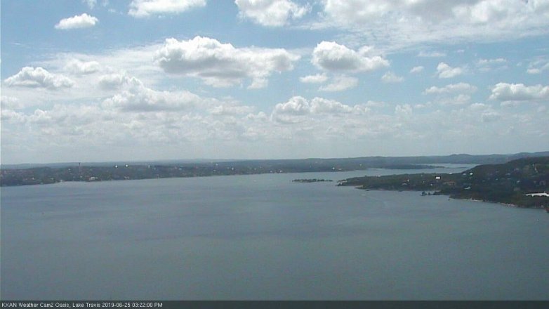 Lake Travis webcam, June 25, 2019 2:25 PM CT