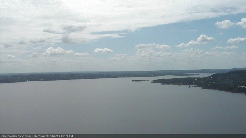Lake Travis webcam, June 25, 2019 3:00 PM CT