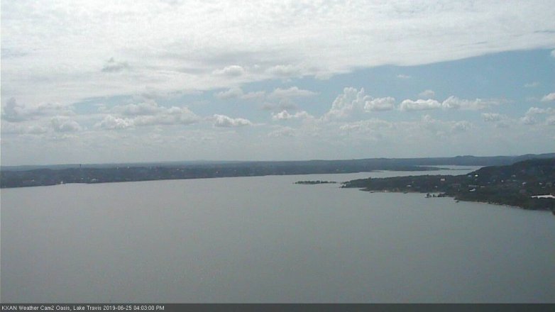 Lake Travis webcam, June 25, 2019 3:05 PM CT