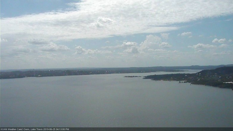 Lake Travis webcam, June 25, 2019 3:15 PM CT