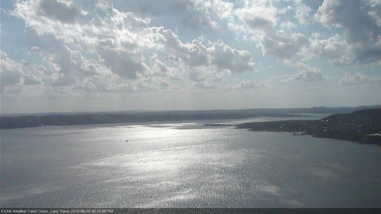 Lake Travis webcam, June 25, 2019 4:25 PM CT