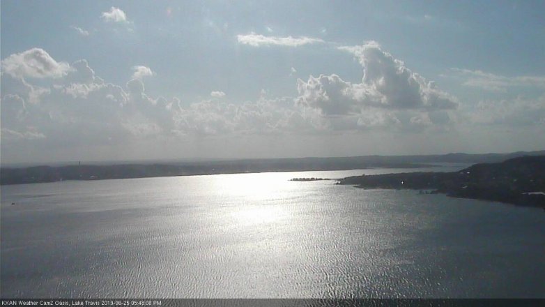 Lake Travis webcam, June 25, 2019 4:50 PM CT