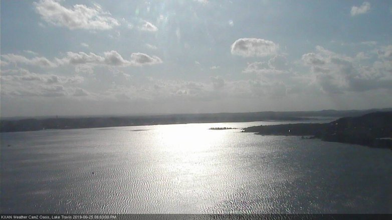Lake Travis webcam, June 25, 2019 5:05 PM CT