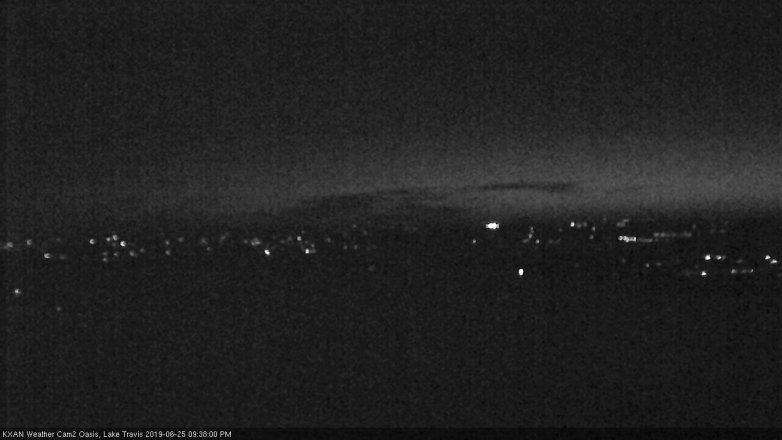 Lake Travis webcam, June 25, 2019 8:40 PM CT