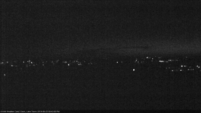 Lake Travis webcam, June 25, 2019 8:45 PM CT