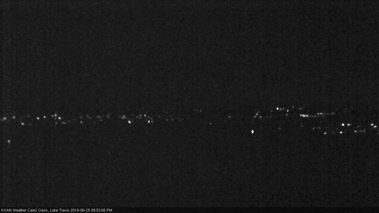Lake Travis webcam, June 25, 2019 8:55 PM CT