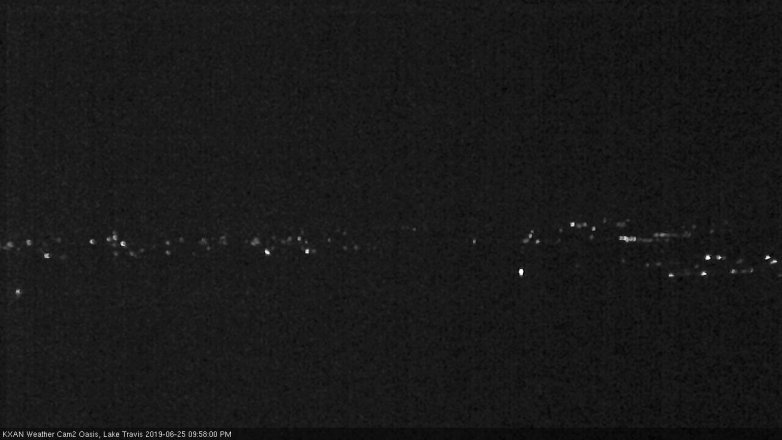 Lake Travis webcam, June 25, 2019 9:00 PM CT