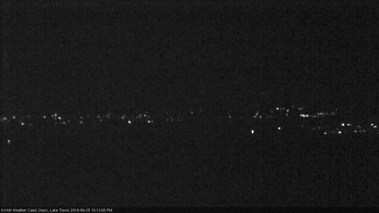 Lake Travis webcam, June 25, 2019 9:15 PM CT