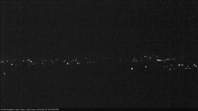 Lake Travis webcam, June 25, 2019 9:20 PM CT