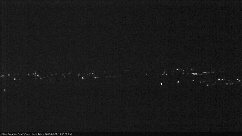 Lake Travis webcam, June 25, 2019 9:35 PM CT
