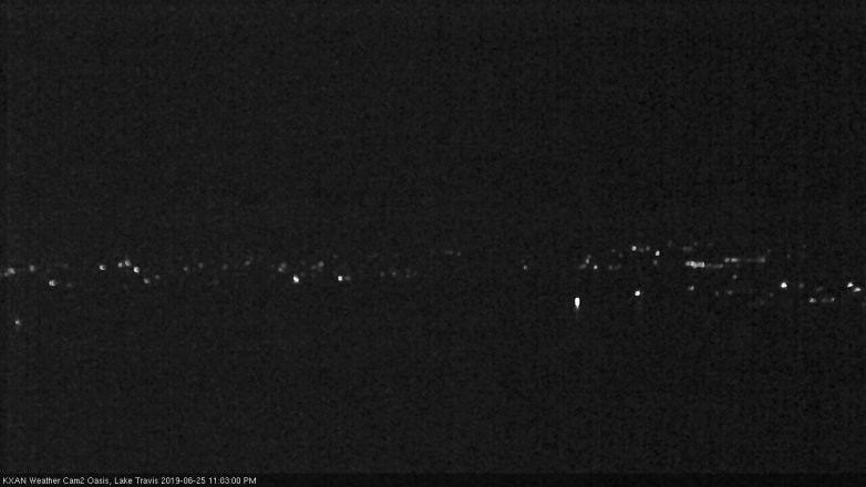 Lake Travis webcam, June 25, 2019 10:05 PM CT
