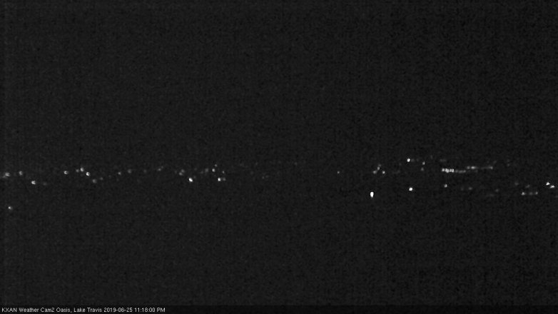 Lake Travis webcam, June 25, 2019 10:20 PM CT