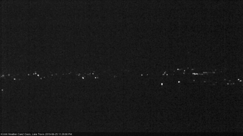 Lake Travis webcam, June 25, 2019 10:30 PM CT