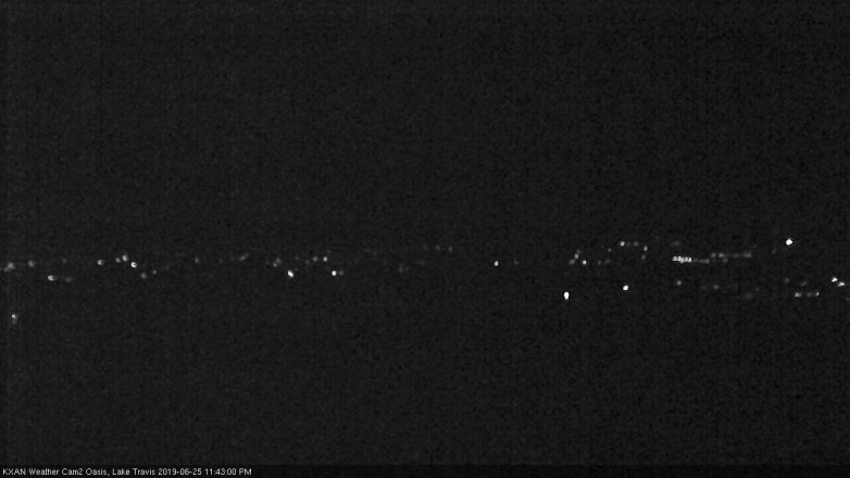 Lake Travis webcam, June 25, 2019 10:45 PM CT