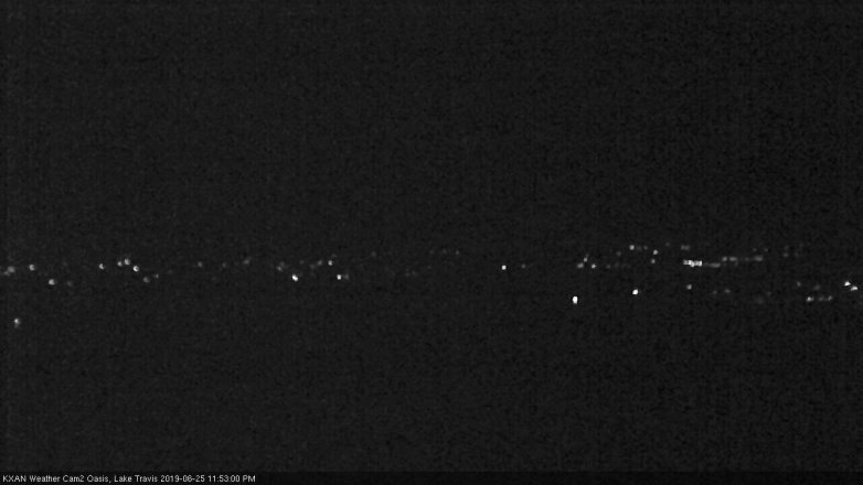 Lake Travis webcam, June 25, 2019 10:55 PM CT
