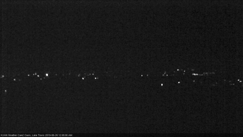 Lake Travis webcam, June 25, 2019 11:10 PM CT