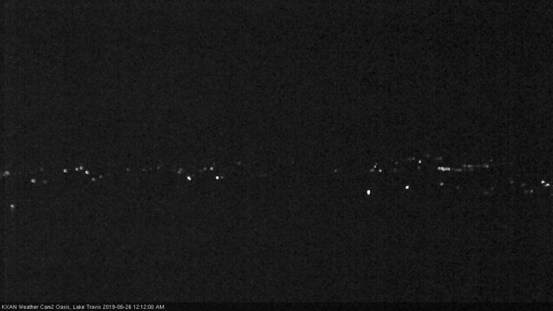 Lake Travis webcam, June 25, 2019 11:15 PM CT