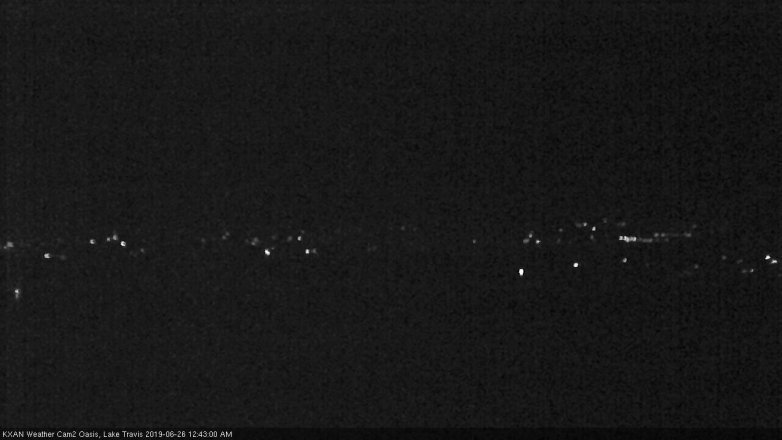 Lake Travis webcam, June 25, 2019 11:45 PM CT