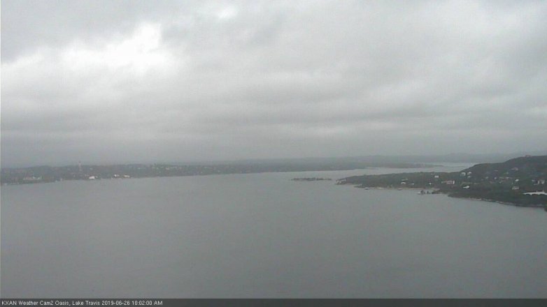 Lake Travis webcam, June 26, 2019 9:05 AM CT