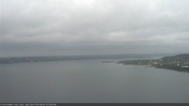 Lake Travis webcam, June 26, 2019 9:15 AM CT