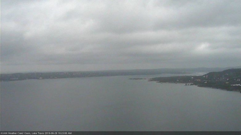 Lake Travis webcam, June 26, 2019 9:25 AM CT