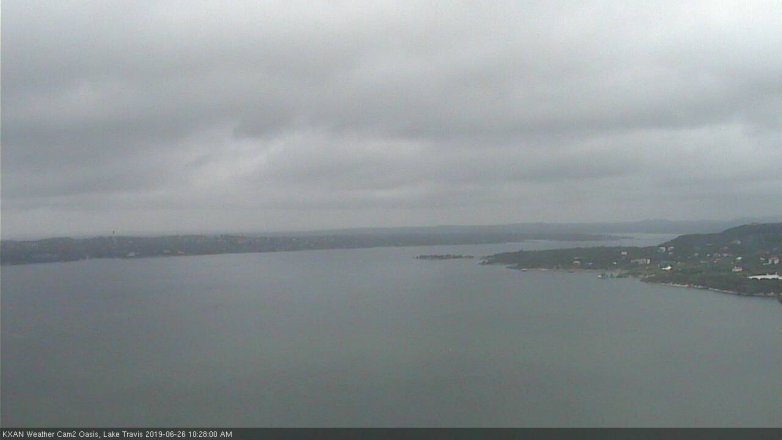 Lake Travis webcam, June 26, 2019 9:30 AM CT