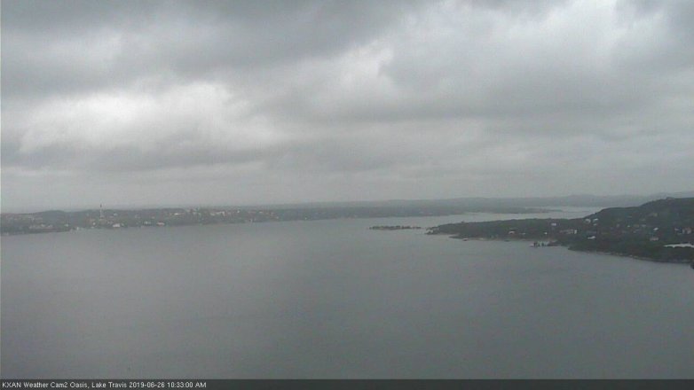 Lake Travis webcam, June 26, 2019 9:35 AM CT