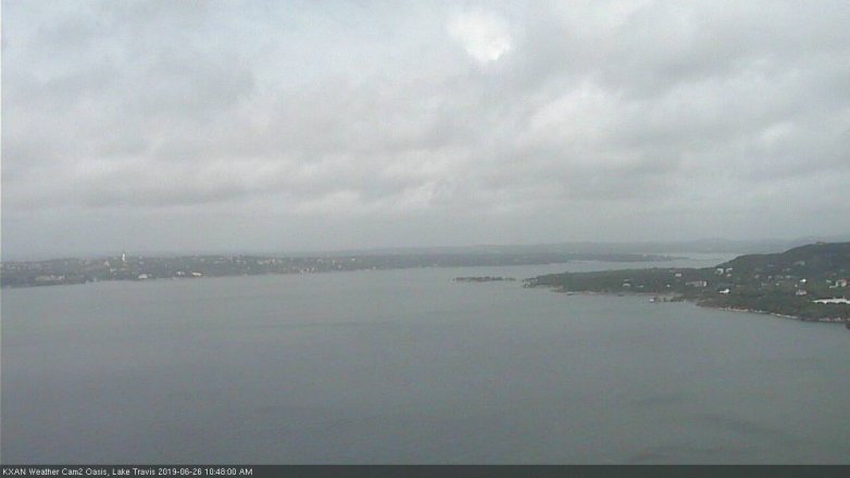 Lake Travis webcam, June 26, 2019 9:50 AM CT