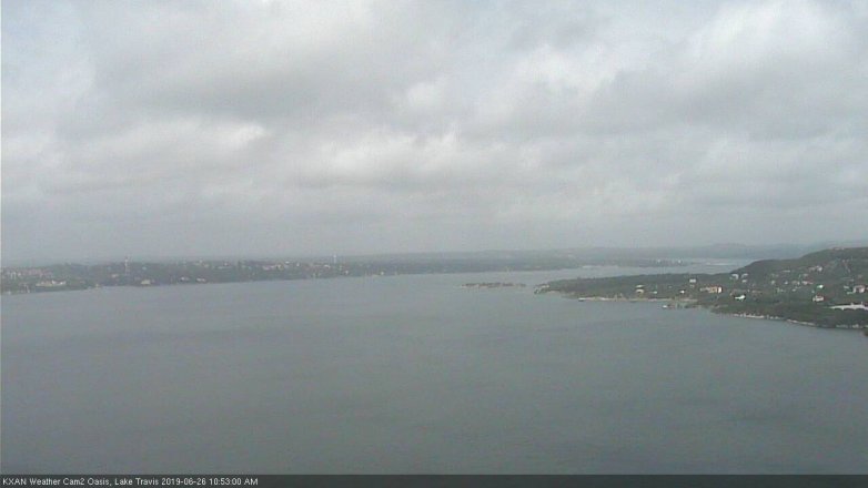 Lake Travis webcam, June 26, 2019 9:55 AM CT