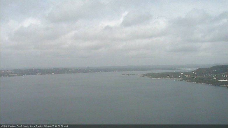 Lake Travis webcam, June 26, 2019 10:00 AM CT