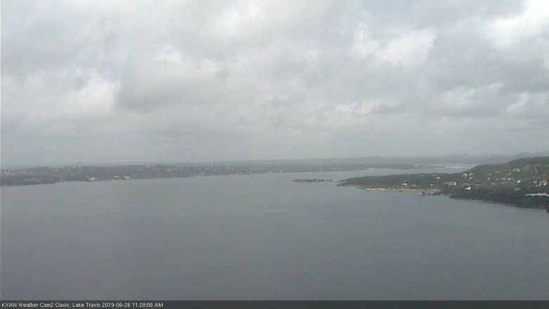 Lake Travis webcam, June 26, 2019 10:30 AM CT