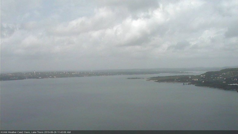 Lake Travis webcam, June 26, 2019 10:45 AM CT