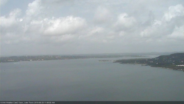 Lake Travis webcam, June 26, 2019 10:50 AM CT