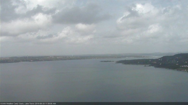 Lake Travis webcam, June 26, 2019 11:00 AM CT