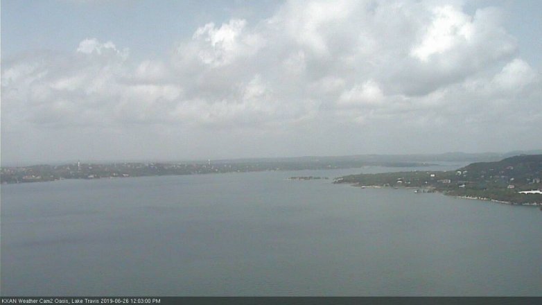 Lake Travis webcam, June 26, 2019 11:05 AM CT