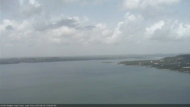 Lake Travis webcam, June 26, 2019 11:10 AM CT