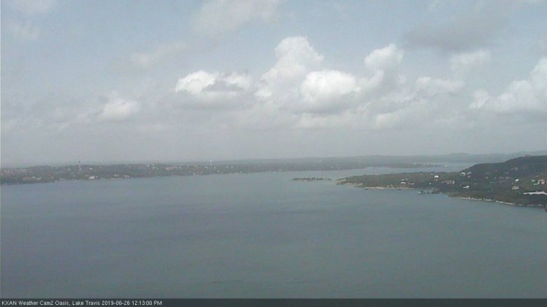 Lake Travis webcam, June 26, 2019 11:15 AM CT