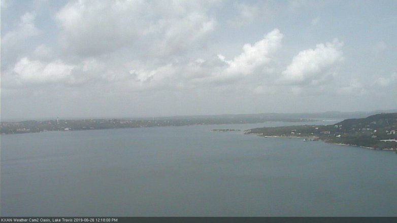 Lake Travis webcam, June 26, 2019 11:20 AM CT