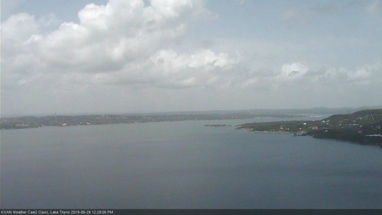 Lake Travis webcam, June 26, 2019 11:30 AM CT