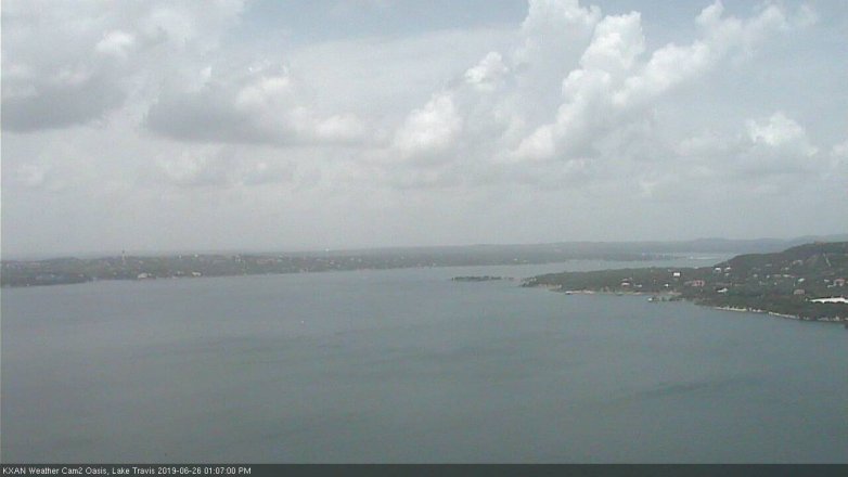 Lake Travis webcam, June 26, 2019 12:10 PM CT