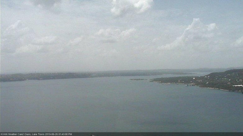 Lake Travis webcam, June 26, 2019 12:45 PM CT