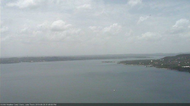Lake Travis webcam, June 26, 2019 12:50 PM CT