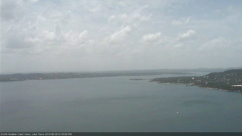 Lake Travis webcam, June 26, 2019 12:55 PM CT