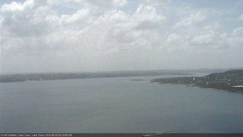 Lake Travis webcam, June 26, 2019 1:20 PM CT