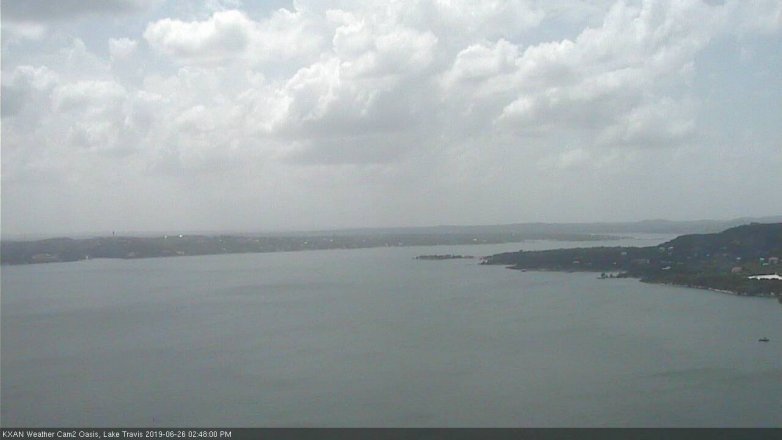 Lake Travis webcam, June 26, 2019 1:50 PM CT