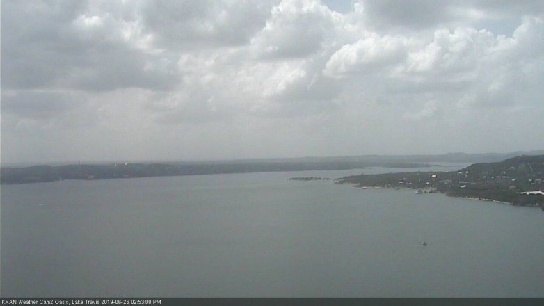 Lake Travis webcam, June 26, 2019 1:55 PM CT