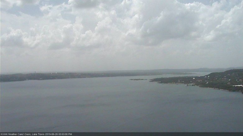 Lake Travis webcam, June 26, 2019 2:05 PM CT